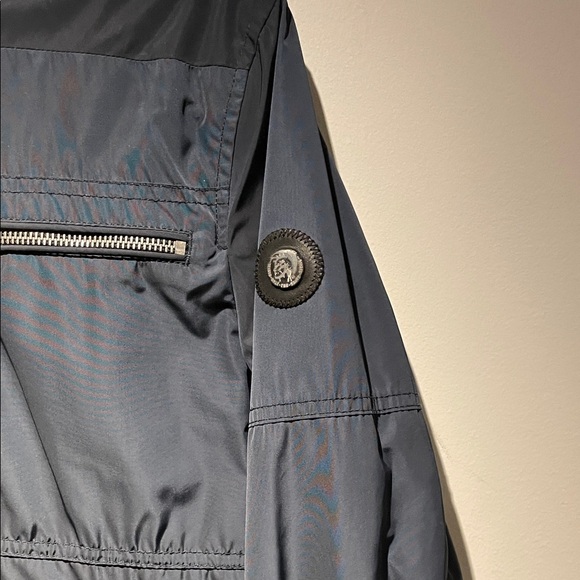 Diesel Men’s Teflon Jacket | Lightweight J-Rise Motorcycle Nylon Jacket - Picture 11 of 16